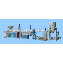 PP PE granule making machine water ring type for film bags recycling line